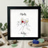 Celebtate Friendship "Cheers Besties Forever" Sea Glass Framed Art - Black - 8" X 8" - image 9