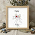 Celebtate Friendship "Cheers Besties Forever" Sea Glass Framed Art - Oak - 8" X 8" - image 8