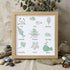 Under The Sea Marine Life Nursery Sea Glass Framed Art - Oak - 8" X 8" - image 9