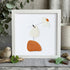 Little Bird & Daisy Nature-Inspired Sea Glass Framed Art - White - 8" X 8" - image 11