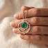 Tidal Rings Beachside Whisper Light Green Sea Glass Necklace - image 6