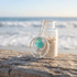 Tidal Rings Beachside Whisper Light Green Sea Glass Necklace - image 4