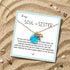 Sunset Tides Amethyst & Citrine Turquoise Sea Glass Necklace - image 3