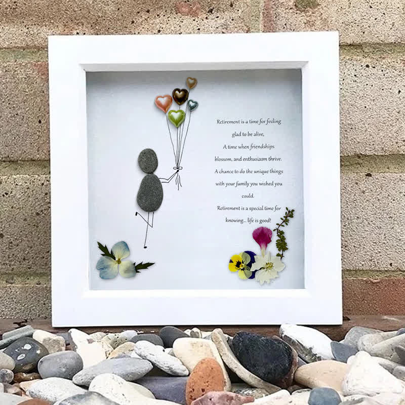 Retirement Is A Time To Thrive Sea Glass Framed Art - image 6