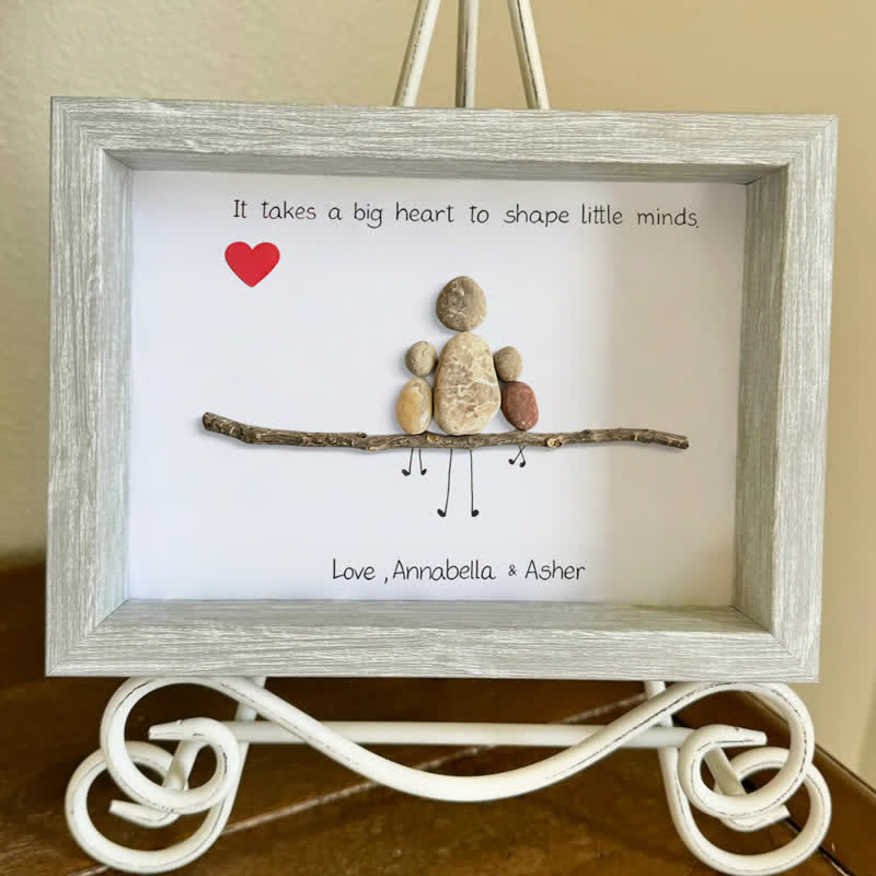 Love & Gratitude For Mom Personalized Name Sea Glass Framed Art - image 5