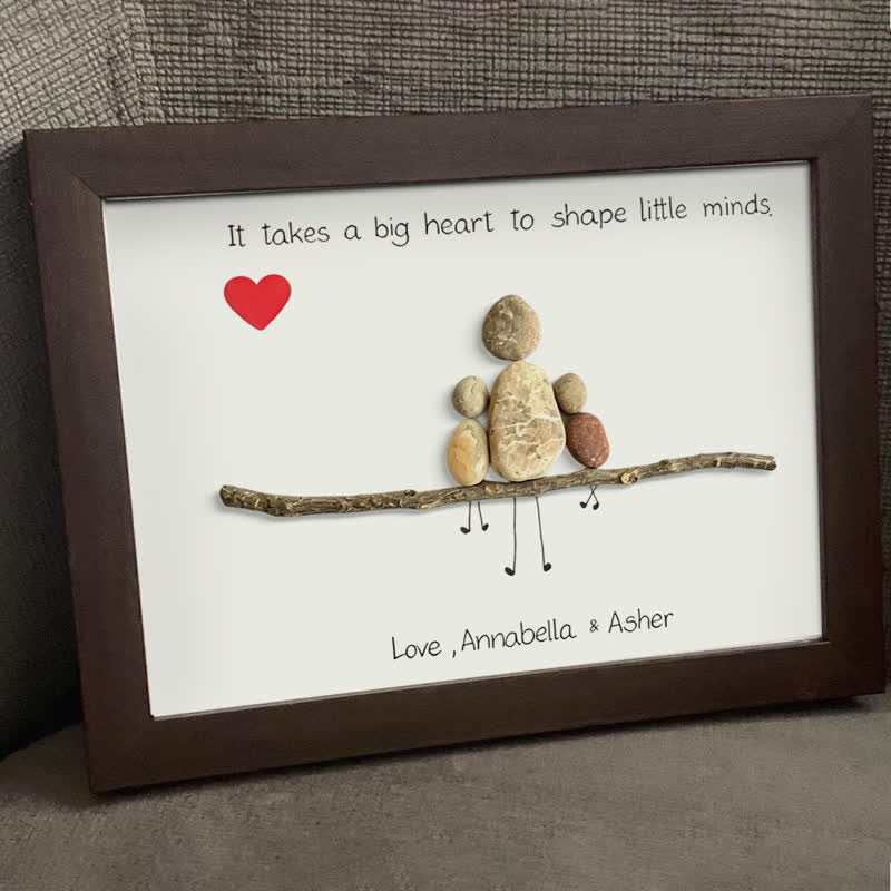 Love & Gratitude For Mom Personalized Name Sea Glass Framed Art - image 4