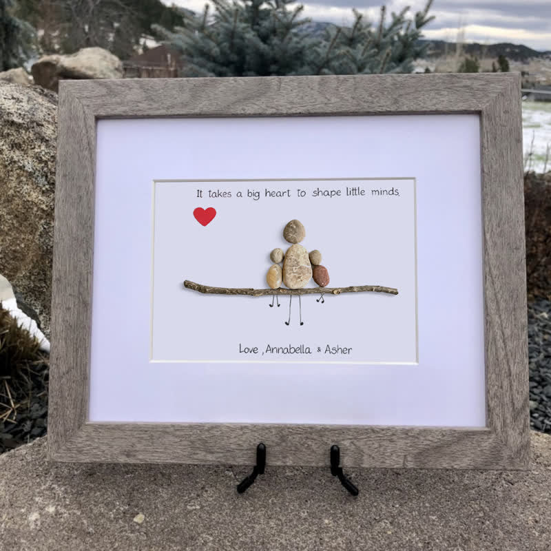Love & Gratitude For Mom Personalized Name Sea Glass Framed Art - image 6