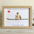Love & Gratitude For Mom Personalized Name Sea Glass Framed Art - Oak - 6" X 8" - image 7