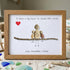Love & Gratitude For Mom Personalized Name Sea Glass Framed Art - Walnut Brown - 6" X 8" - image 8