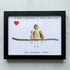 Love & Gratitude For Mom Personalized Name Sea Glass Framed Art - Black - 6" X 8" - image 9