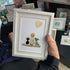 A Family & Their Beloved Pets Sea Glass Framed Art - image 2