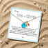 Birthstone Color & Quantity Customizable Sea Glass Necklace - image 5