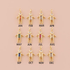 Birthstone Color & Quantity Customizable Sea Glass Necklace - image 2
