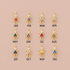 Birthstone Color & Quantity Customizable Sea Glass Necklace - image 3