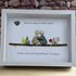 Heart-to-Heart Sister Bond Family Sea Glass Framed Art - image 3