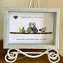 Heart-to-Heart Sister Bond Family Sea Glass Framed Art - image 0
