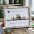 Heart-to-Heart Sister Bond Family Sea Glass Framed Art - Retro White - 6" X 8" - image 11