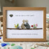 Heart-to-Heart Sister Bond Family Sea Glass Framed Art - Walnut Brown - 6" X 8" - image 8