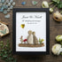 Heartfelt Customizable Couple Anniversary Sea Glass Framed Art - Black - 8" X 6" - image 7