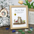 Heartfelt Customizable Couple Anniversary Sea Glass Framed Art - Oak - 8" X 6" - image 6