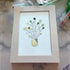 Minimalist Flower Vase Sea Glass Framed Art - image 3