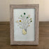 Minimalist Flower Vase Sea Glass Framed Art - image 0