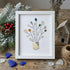 Minimalist Flower Vase Sea Glass Framed Art - White - 8" X 6" - image 8
