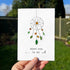"Dreams Know The Way" Dreamcatcher Sea Glass Framed Art - Seaglass Card - 8" X 6" - image 1