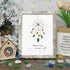 "Dreams Know The Way" Dreamcatcher Sea Glass Framed Art - Retro White - 8" X 6" - image 9
