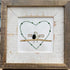 Bridal Shower & Wedding "Just Married" Sea Glass Framed Art - image 3