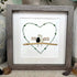 Bridal Shower & Wedding "Just Married" Sea Glass Framed Art - image 4