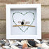 Bridal Shower & Wedding "Just Married" Sea Glass Framed Art - image 0
