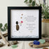 Meaningful Self-Love Uplifting Quote Sea Glass Framed Art - Black - 8" X 8" - image 8