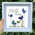 Colorful Birds & Flowers Inspirational Quote Sea Glass Framed Art - image 3