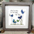 Colorful Birds & Flowers Inspirational Quote Sea Glass Framed Art - image 2
