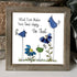 Colorful Birds & Flowers Inspirational Quote Sea Glass Framed Art - image 0