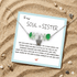 Ocean Turtle Charm Gradient Green Sea Glass Necklace - image 2