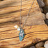 FREE Today: Nautical Themed Charms & Pearls Sea Glass Necklace - Aqua Diamond - image 1