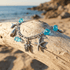 Turquoise Sea Glass Bracelet With Ocean Element Charm - image 3