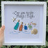 Love You to the Beach & Back Custom Name Sea Glass Framed Art - image 4