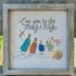 Love You to the Beach & Back Custom Name Sea Glass Framed Art - image 3