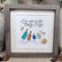 Love You to the Beach & Back Custom Name Sea Glass Framed Art - image 2