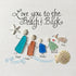 Love You to the Beach & Back Custom Name Sea Glass Framed Art - Seaglass Card - 8" X 8" - image 1