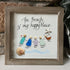 Our Happy Place Custom Family Name Sea Glass Framed Art - image 4
