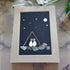 Starry Night Romantic Camping Sea Glass Framed Art - image 4