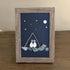 Starry Night Romantic Camping Sea Glass Framed Art - image 5