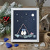 Starry Night Romantic Camping Sea Glass Framed Art - White - 8" X 6" - image 9
