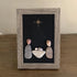 Holy Family Nativity Story Sea Glass Framed Art - image 4