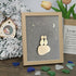 Romantic Night Sky Handmade Couple Sea Glass Framed Art - Oak - 8" X 6" - image 6