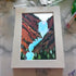 Waterfall Canyon Landscape Sea Glass Framed Art - image 4
